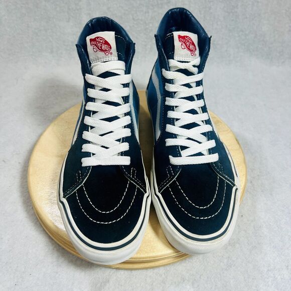Vans Unisex Sk8 Hi 721356 Blue Casual Shoes Sneakers Men’s 7 Women’s 8.5 - Picture 3 of 9
